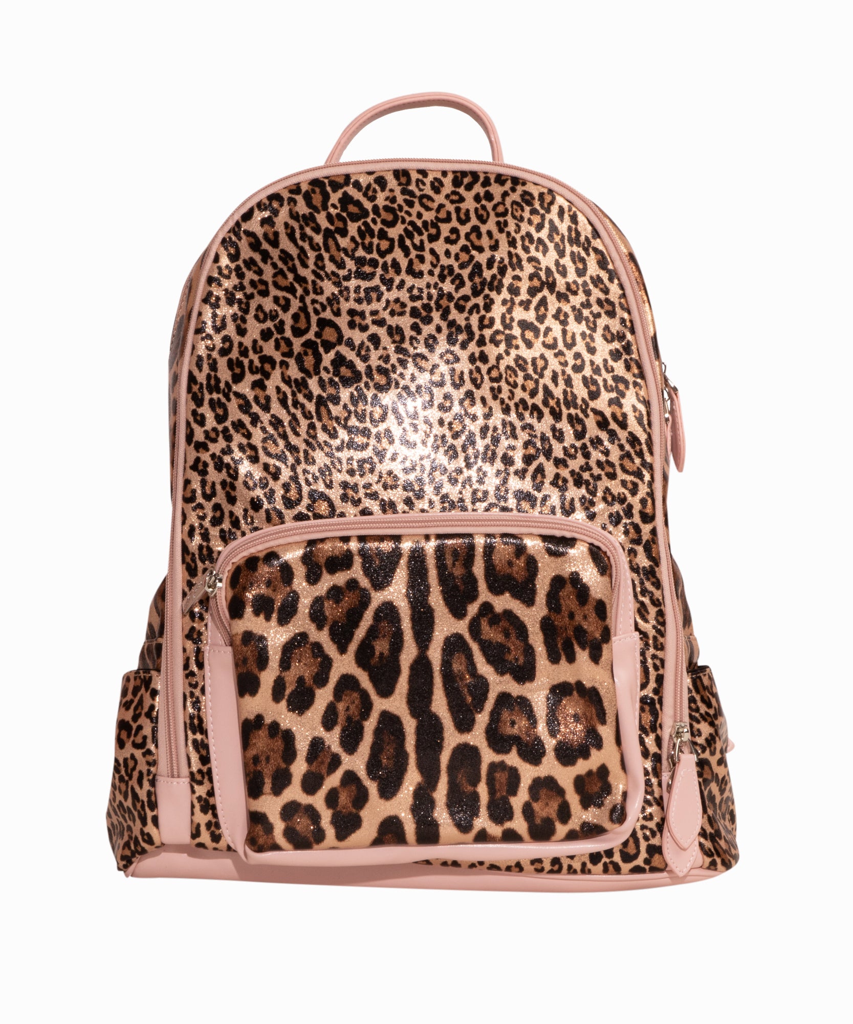 pink leopard backpack