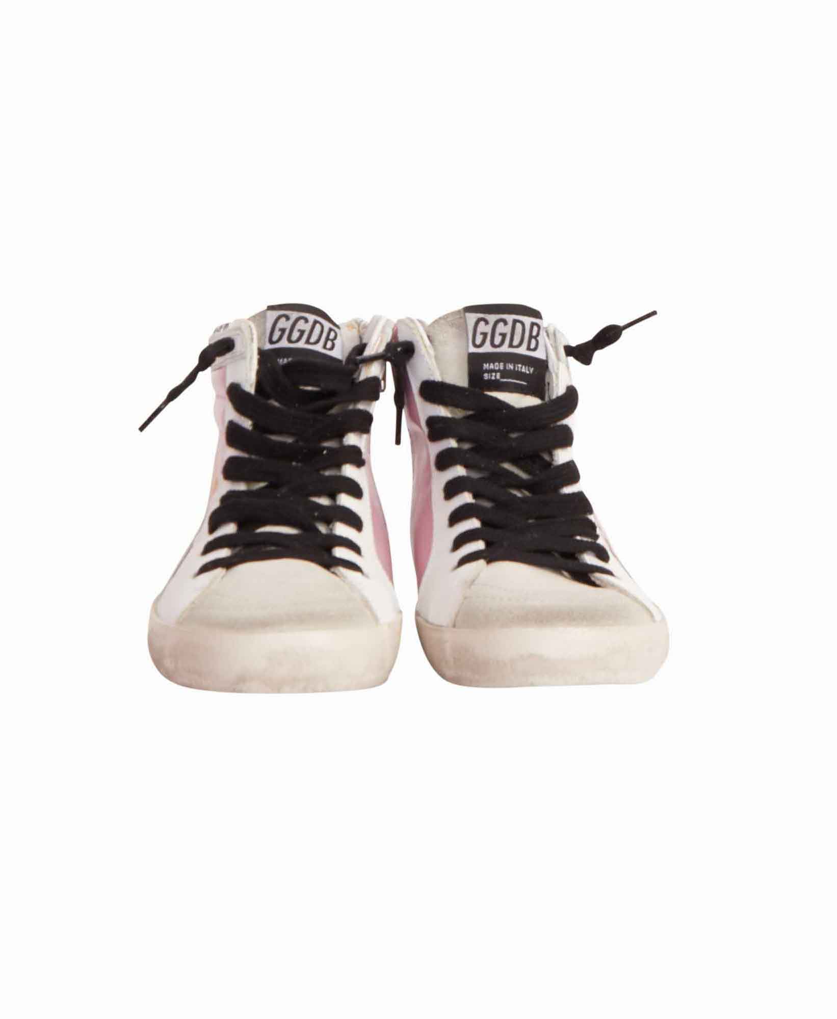 golden goose metallic sneakers