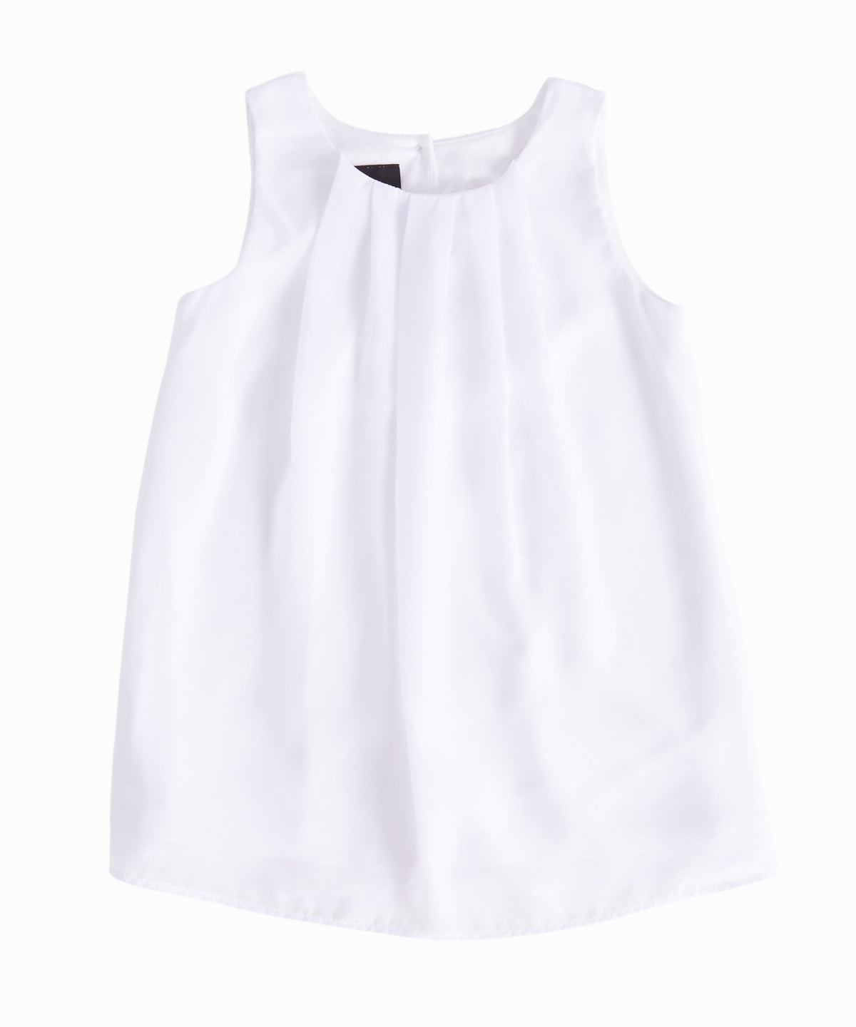 white chiffon sleeveless top