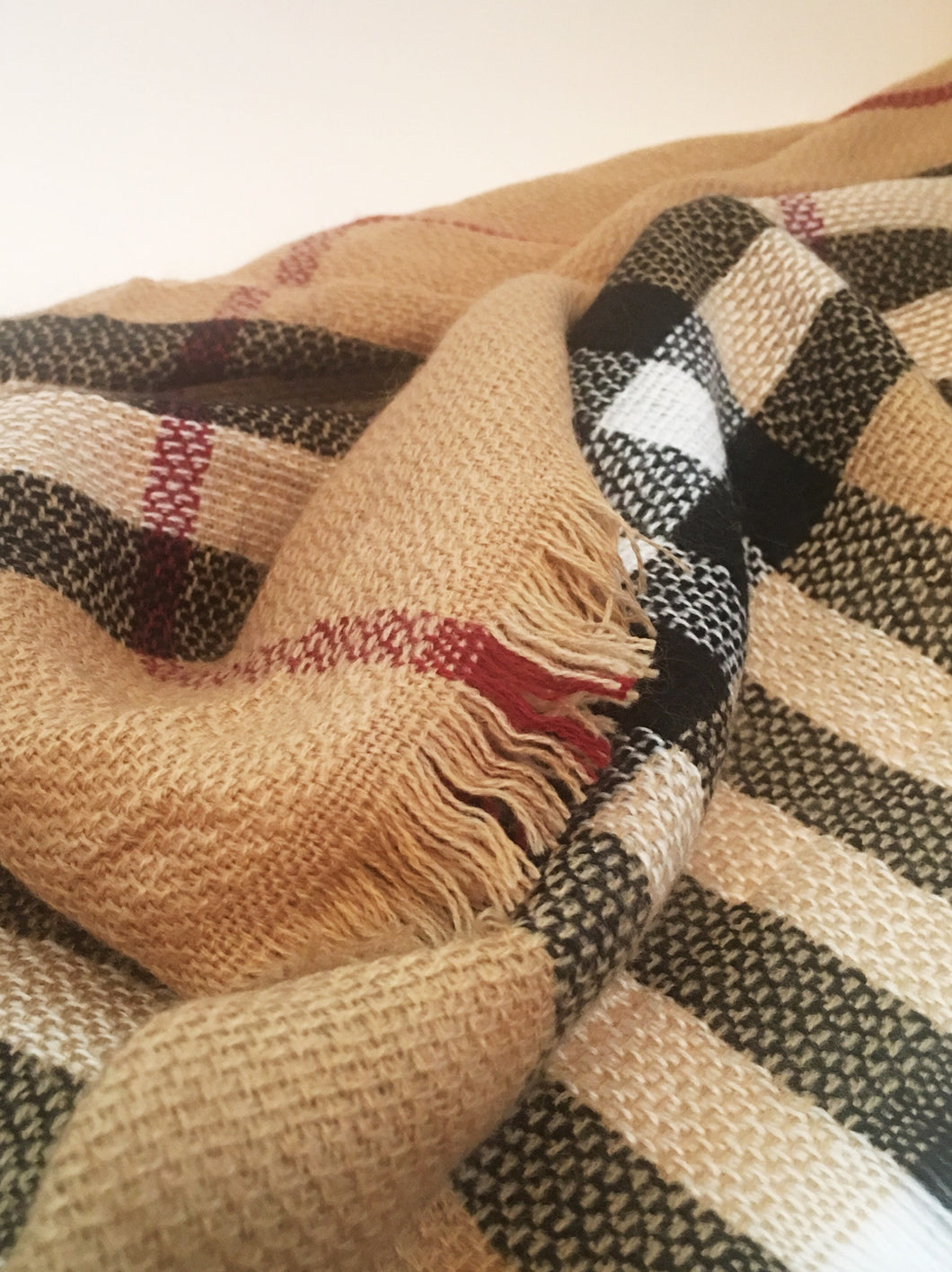 burberry inspired shawl