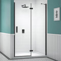Merlyn Black Hinge & Inline Shower Door
