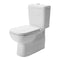 Duravit D-Code HygieneGlaze BTW Close Coupled Toilet + Seat