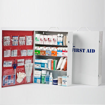 Image of 4 Shelf Industrial First Aid Kit with Liner