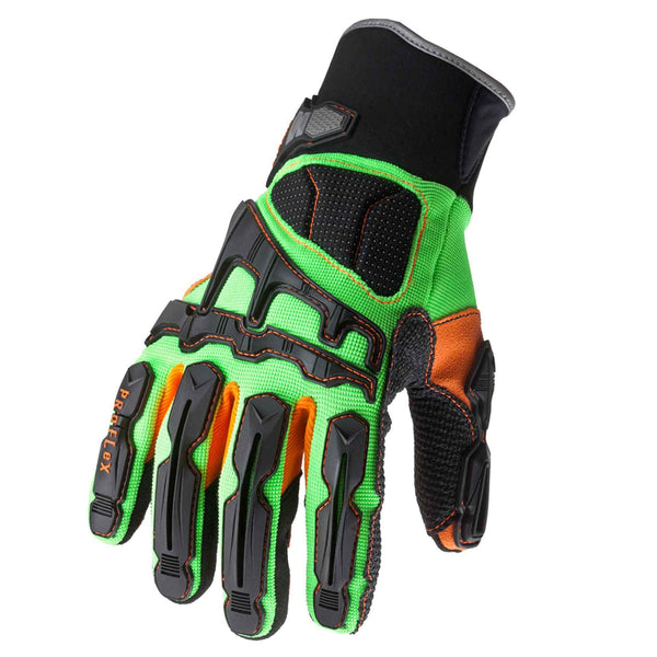 AIGEVTURE Anti Vibration Work Gloves Men TPR Impact Reducing Mechanic  Gloves SBR Fingers & Palm Padded Safety Work Gloves