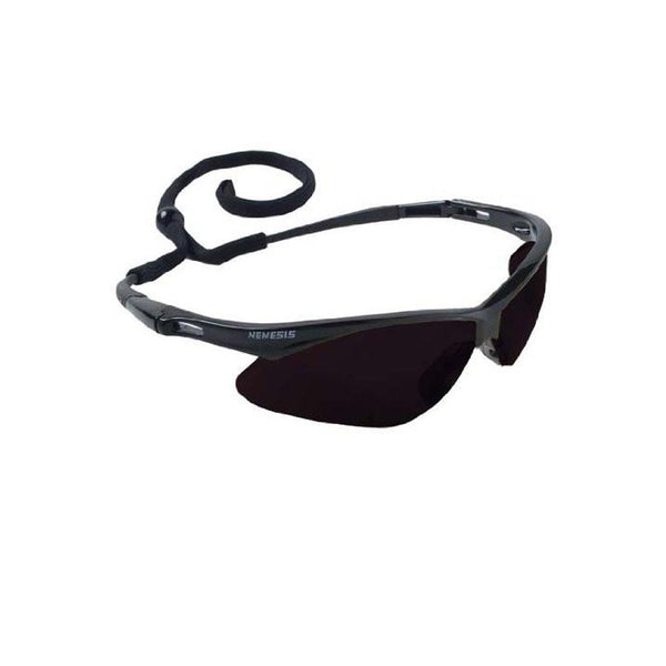 Lunette de sécurité Nemesis à lentille miroir bleue de Jackson Safety