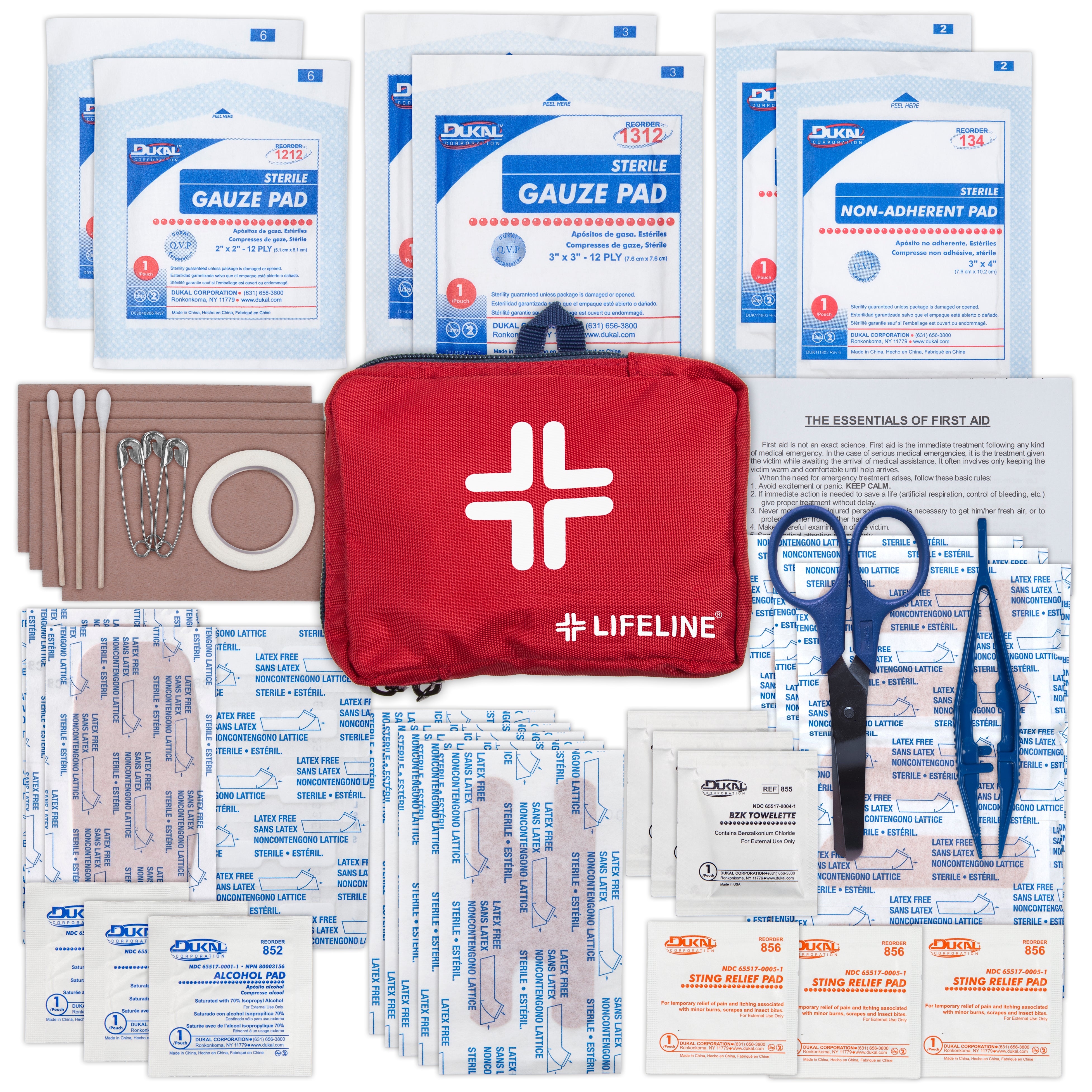 Lifeline, Trailsetter Survival Kit 90 Pieces, Items Per Kit 90, Model# 4101