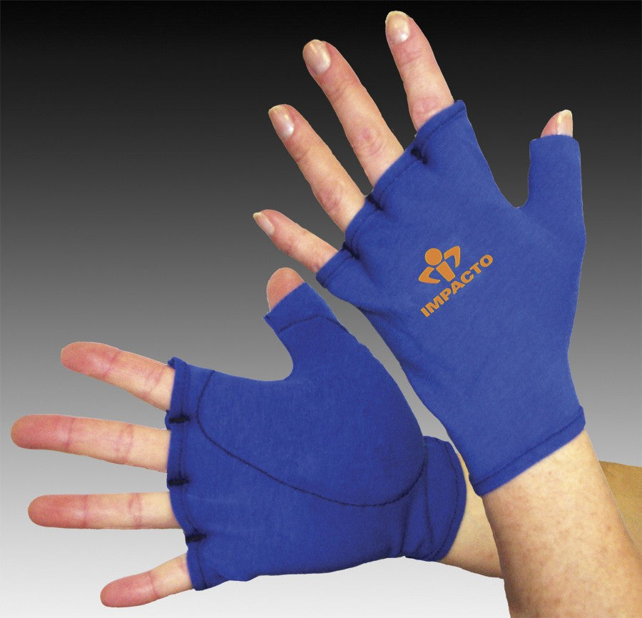 Impacto Fingerless Tool Grip Gloves with Thumb Web Padding