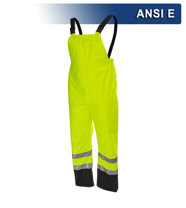 Refrigiwear High Visibility Hi Vis Insulated Waterproof Comfort Stretch  Ansi Class E Work Pants (lime, X-large) : Target