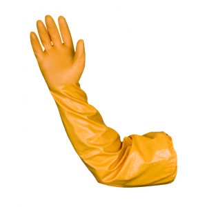 Airgas - B13KV660XL-10 - SHOWA® Size 10 Blue ATLAS® Kevlar® Lined Kevlar®  And PVC Chemical Resistant Gloves