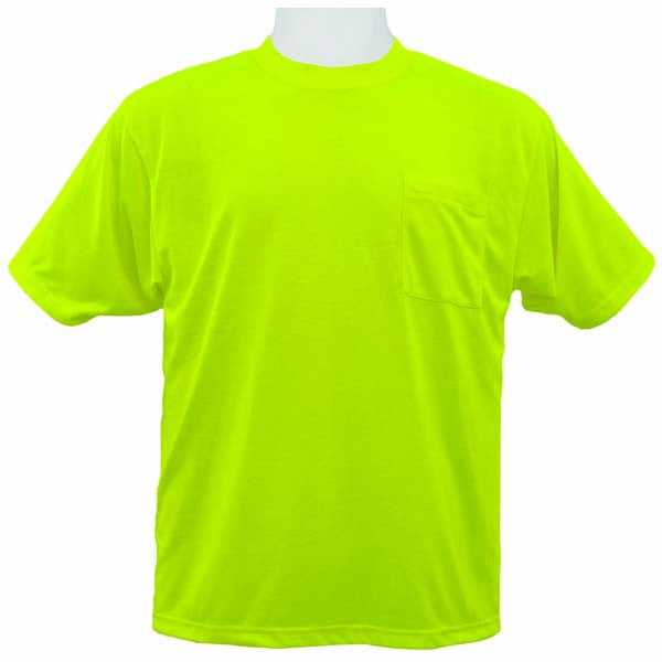 High Visibility Short-sleeve T-shirt Lime Color Size 4X-large | eSafety ...