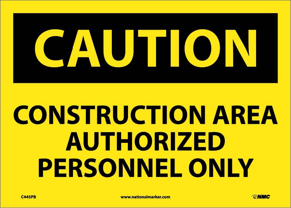 Caution Construction Area Sign – eSafety Supplies, Inc