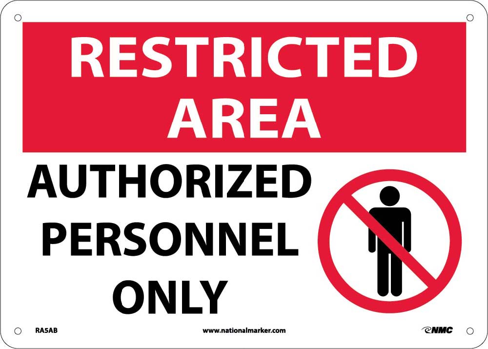 Danger Authorized Personnel Only Beyond This Point Sign – eSafety ...