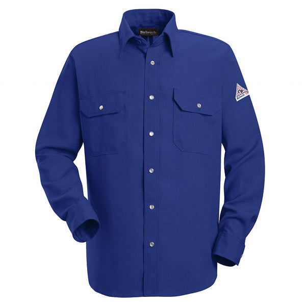 Bulwark Uniform Shirt Nomex IIIA - Long Sizes, Gulf Blue - MT