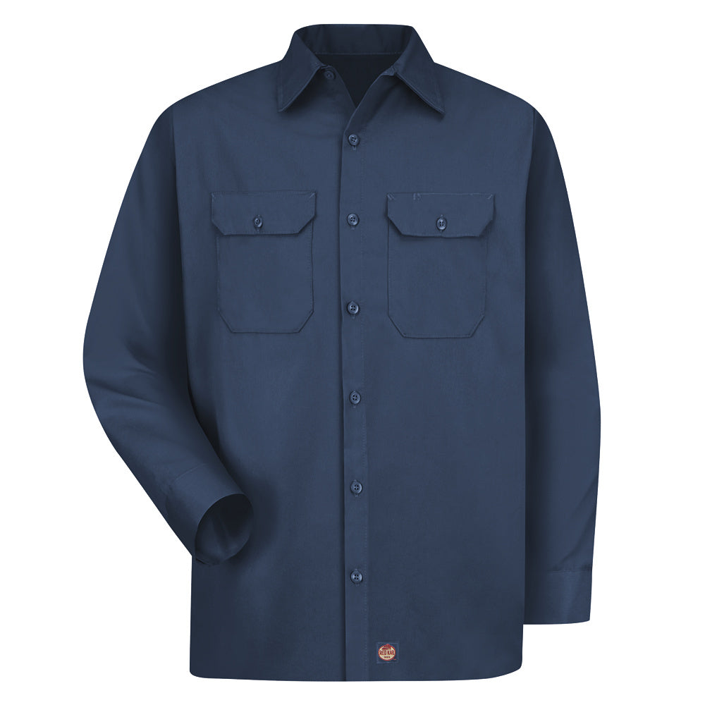 Red Kap Men's Wrinkle-Resistant Cotton Work Shirt