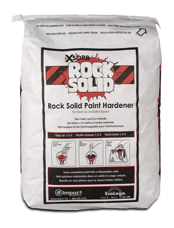 Rock Solid Paint Solidifier & Hardener, 2 cu. ft. Bag - Spill Hero