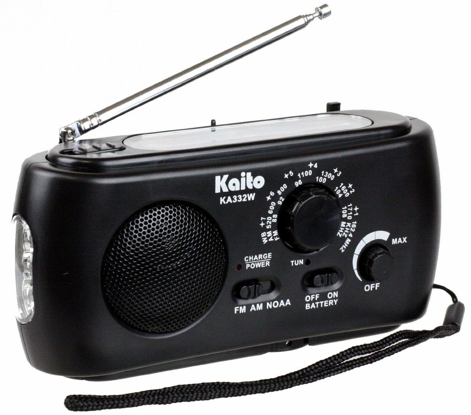Kaito Emergency Radio KA580 Digital Solar Dynamo Crank Wind Up AM/FM & –  Kaito Electronic Inc