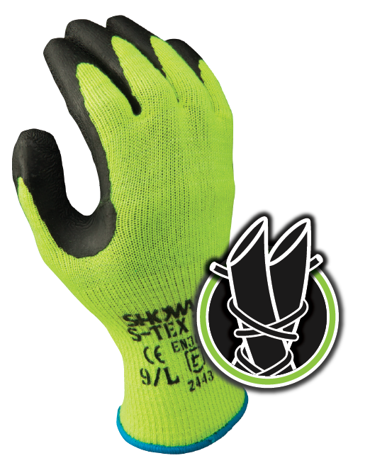 Best S-TEX Cut Resistant Coated Work Gloves - ANSI Cut Level 4