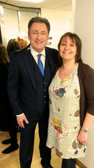 Helen Lindley of Lindleywood with Alan Titchmarsh after appearing on his show