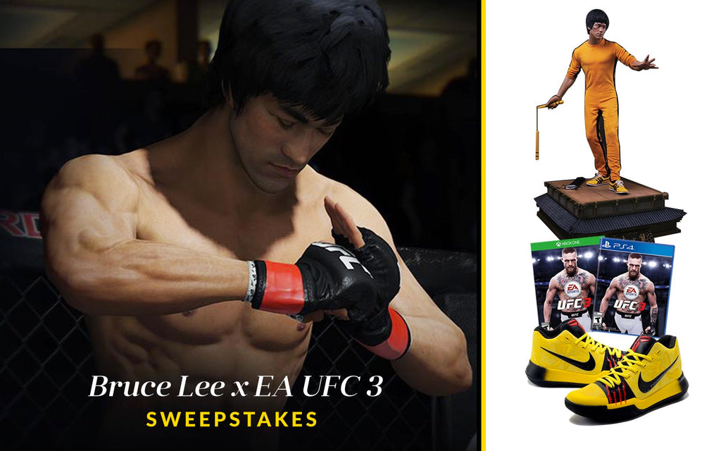 BruceLee: Win copy of UFC 3 for either Xbox One or Playstation 4 and Bruce Lee Blitzway figure