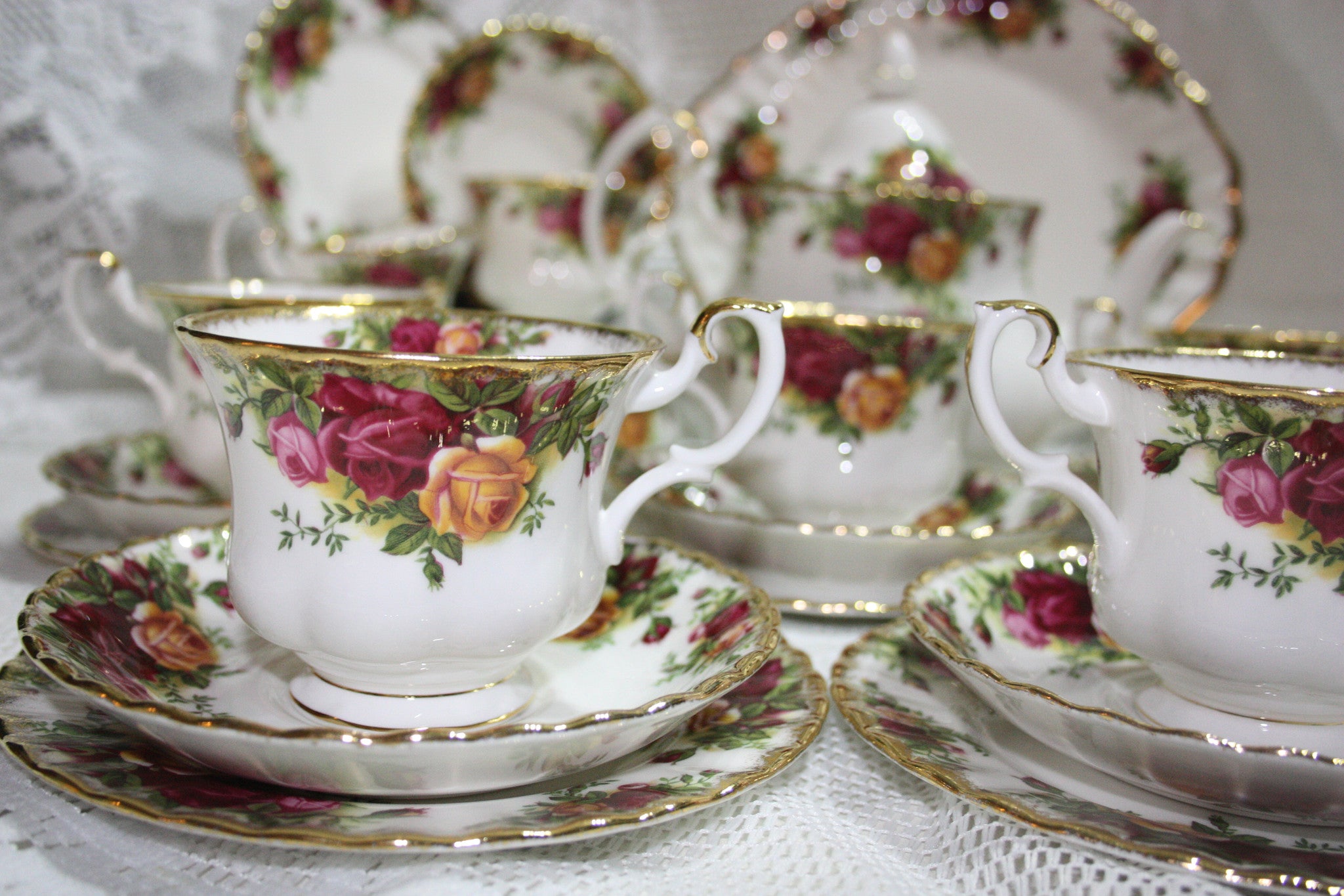 Royal Albert - Old Country Roses - Tea Set – Bone China Shop