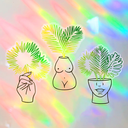 Planty Suncatcher Rainbow Stickers! — Stayin' Alive Succulents