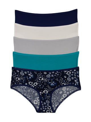 Pima Cotton Hipster Panty 5-Pack