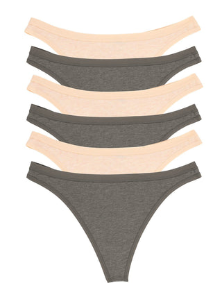 Organic Cotton Seamless Thong