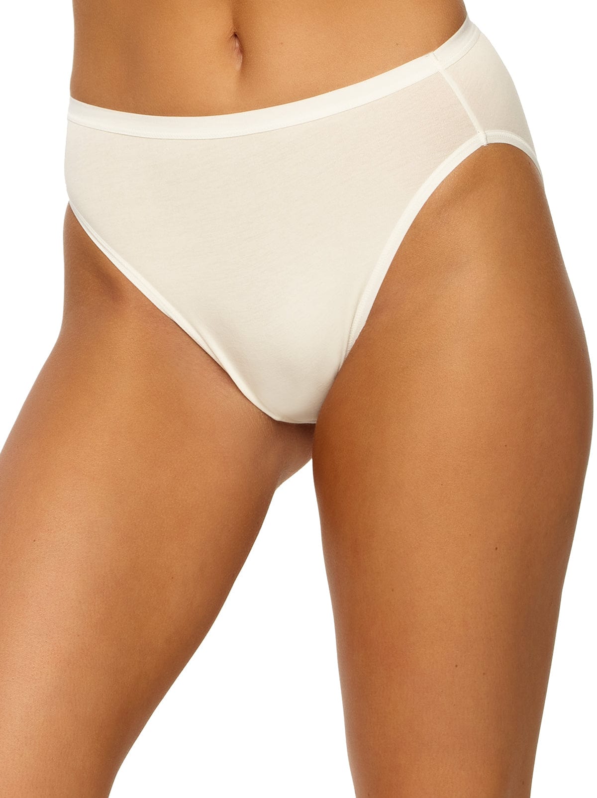 Image of Organic Cotton Stretch Hi Cut Panty 5-Pack