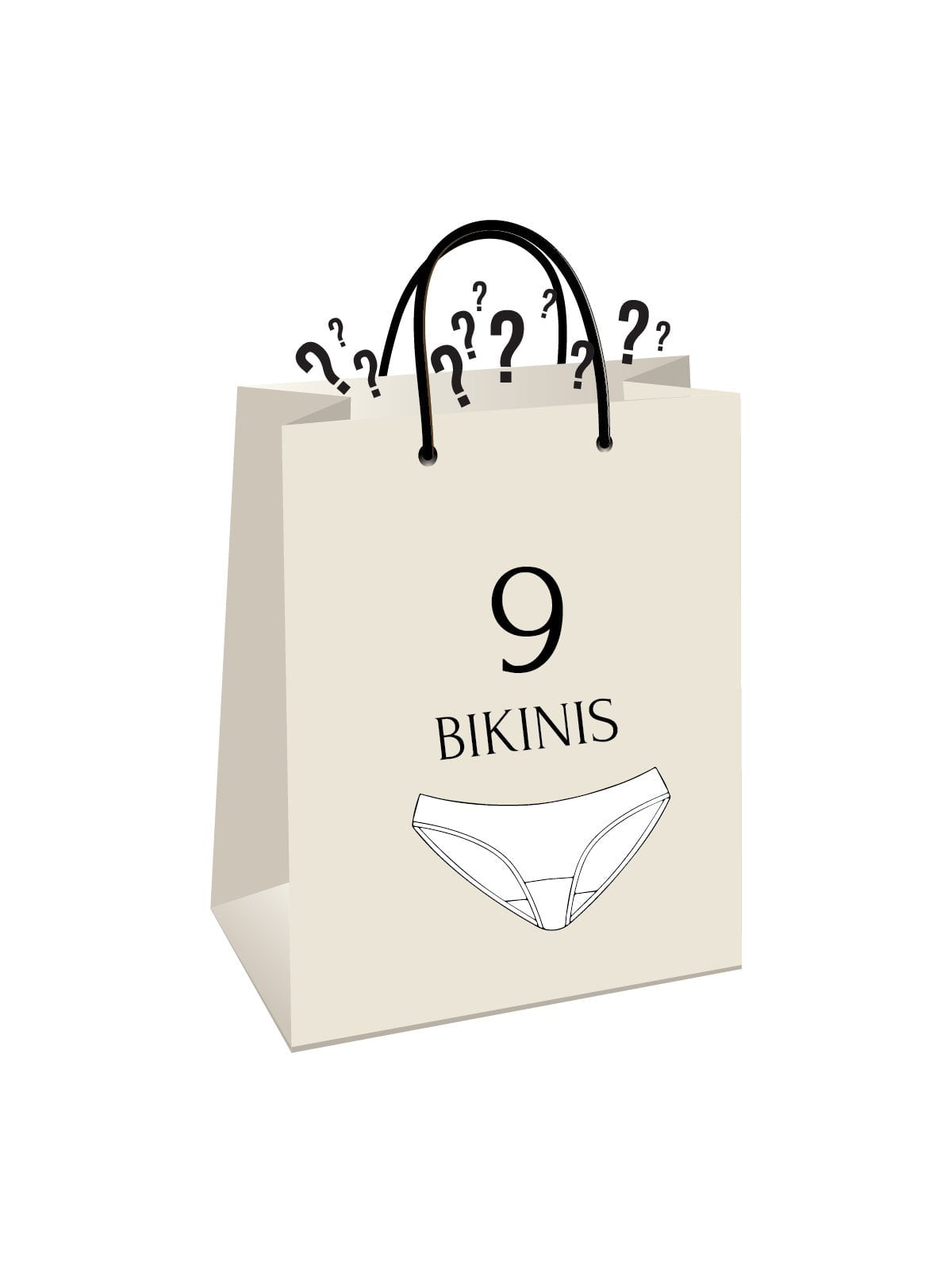 Image of Mystery Panty 9-Pack (Bikini, Thong or Hipster!)