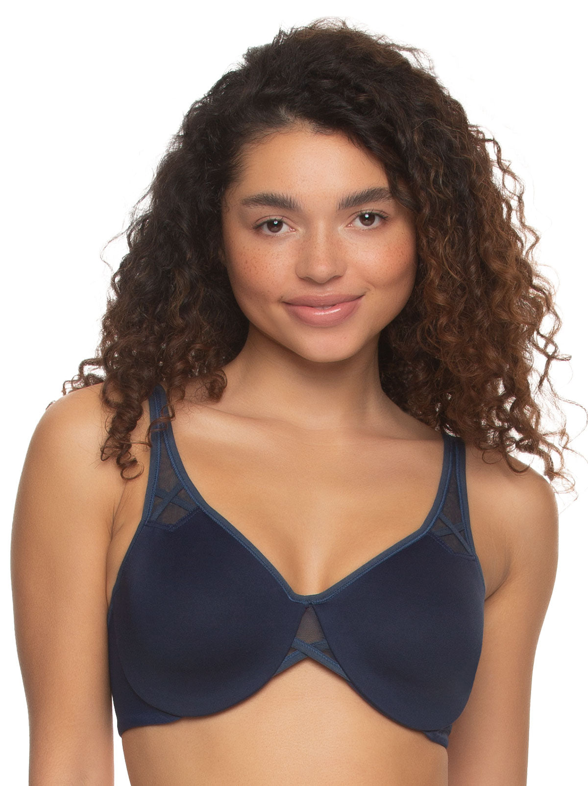 Image of Amaranth Unlined Plus Size Minimizer Bra