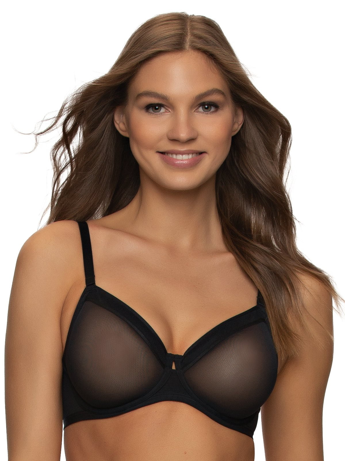 Image of Ethereal Sheer Mesh Unlined Underwire Bra