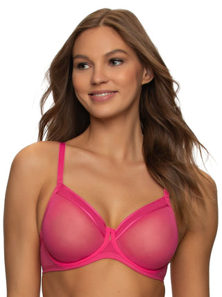 Amaranth Unlined Minimizer Bra