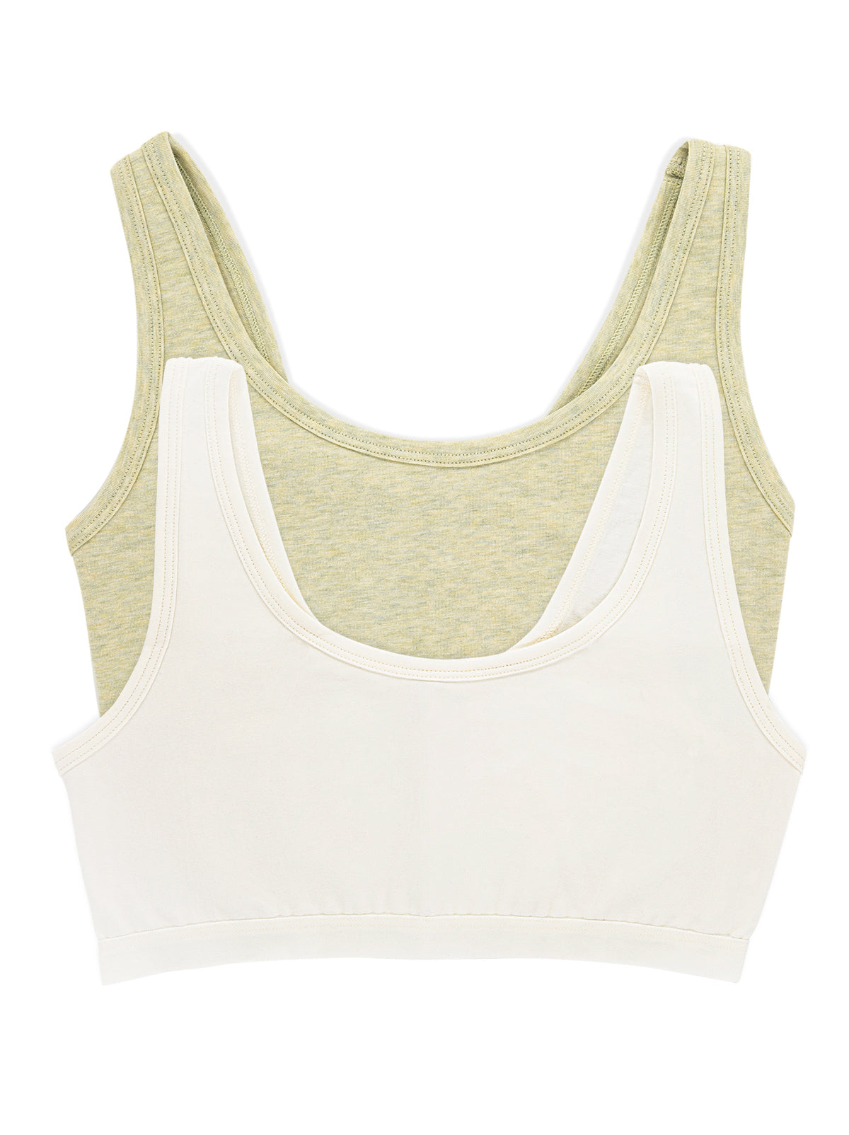 Image of Organic Cotton Stretch Bralette 2-Pack