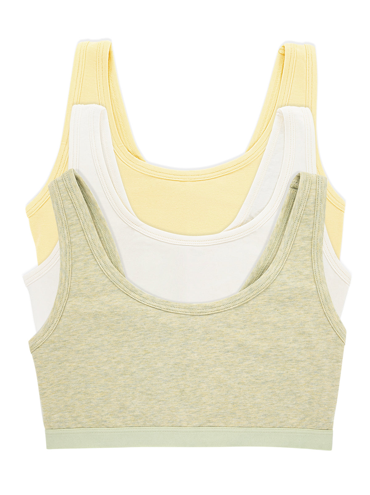 Image of Organic Cotton Bralette 3-Pack