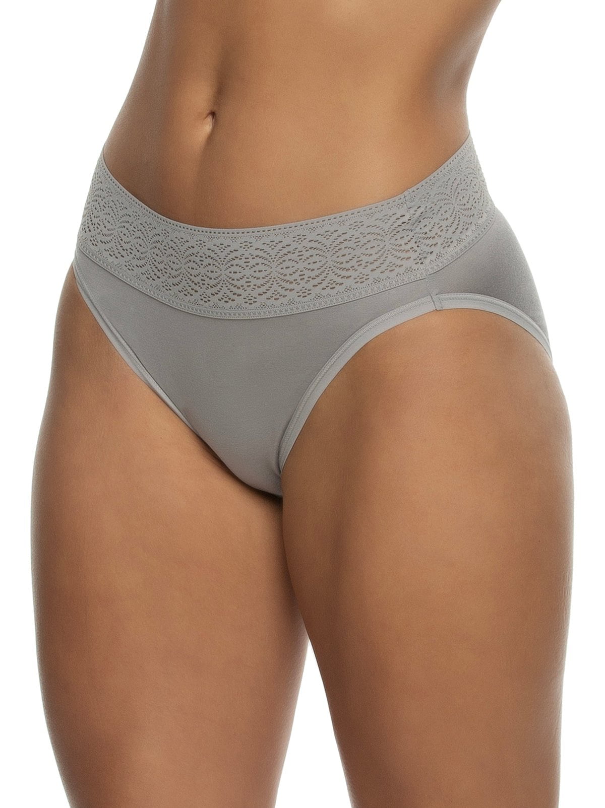 Image of Serene<BR> Modal & Lace Hi Cut