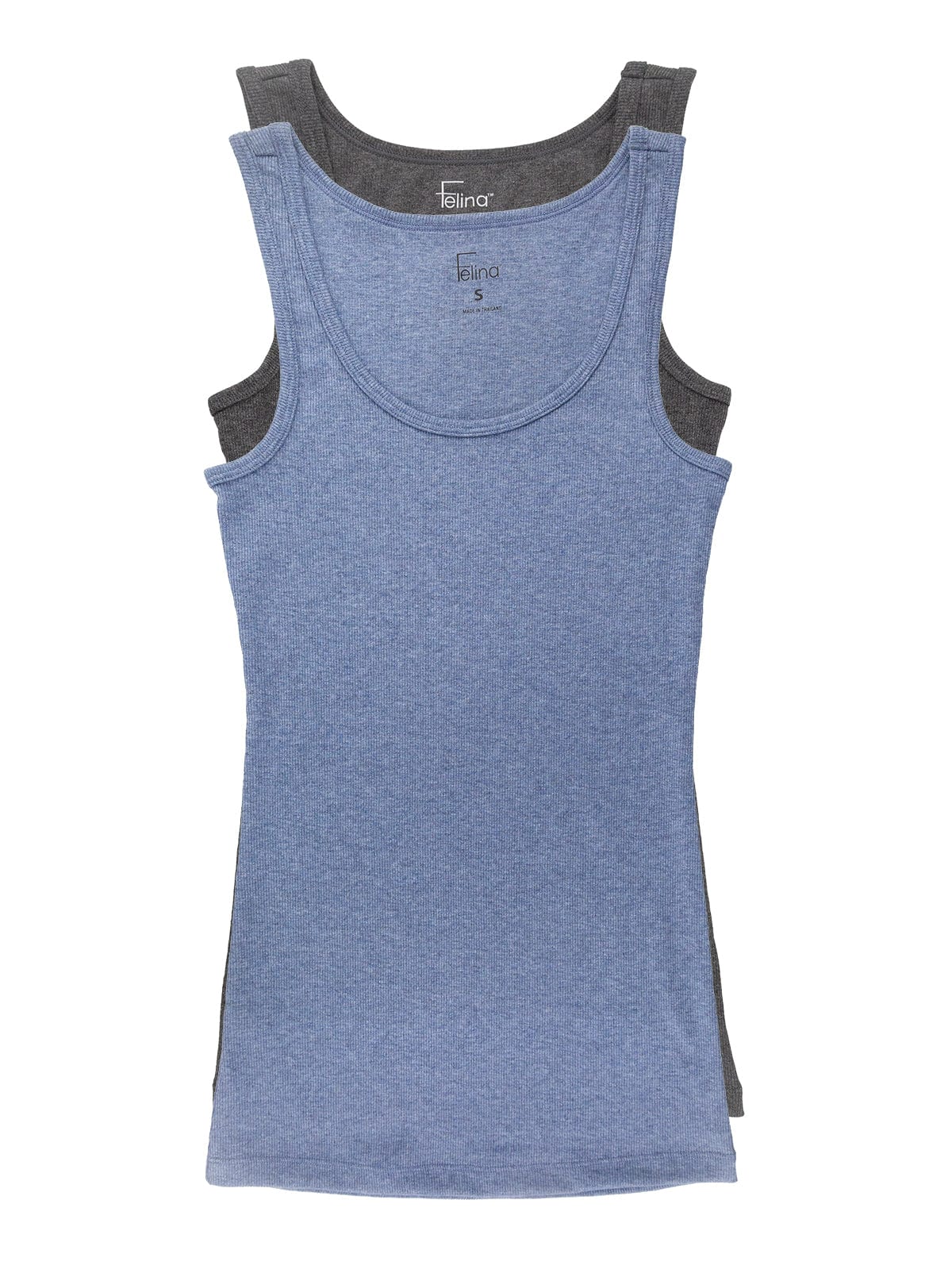 Image of Cotton Ribbed Tank Top 2-Pack