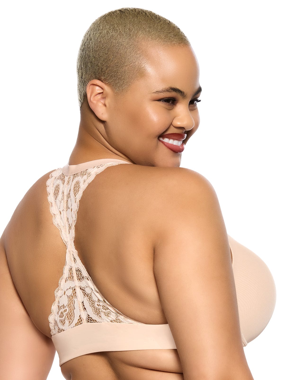 Image of Abbie Front Close T-Back Bra