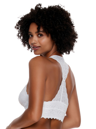 Paramour BLACK Plus Size Carolina Seamless Plunge T-Back Bra, US 34H - St.  Simons Island.com