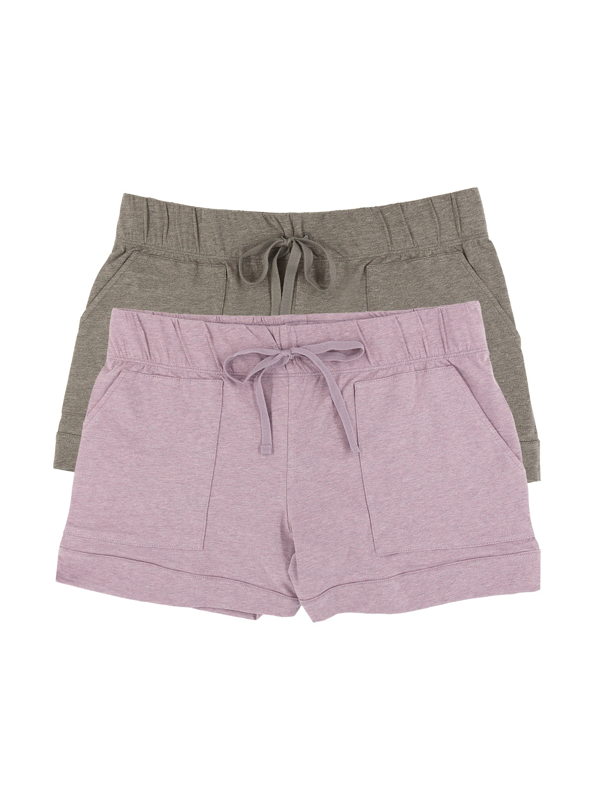 Image of Organic Cotton Stretch Drawstring Short 2-Pack