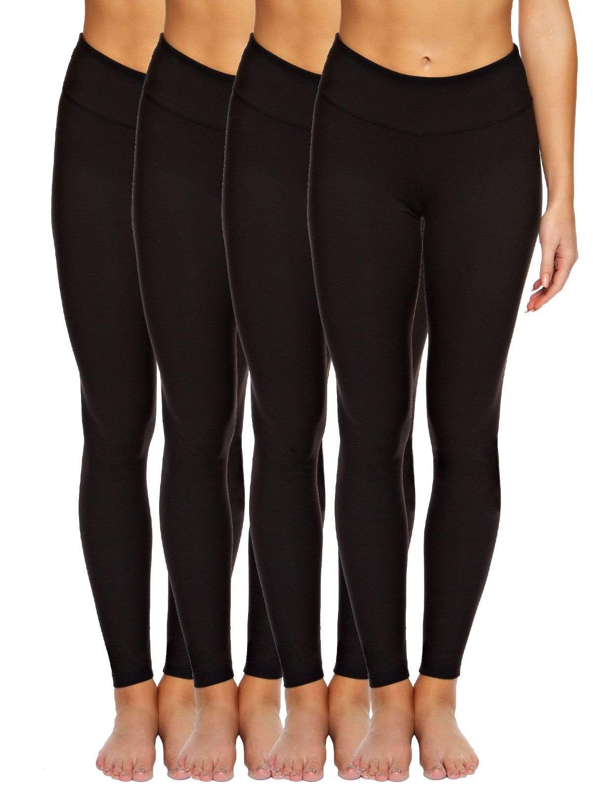 Image of Sueded Athletic Leggings 4-Pack