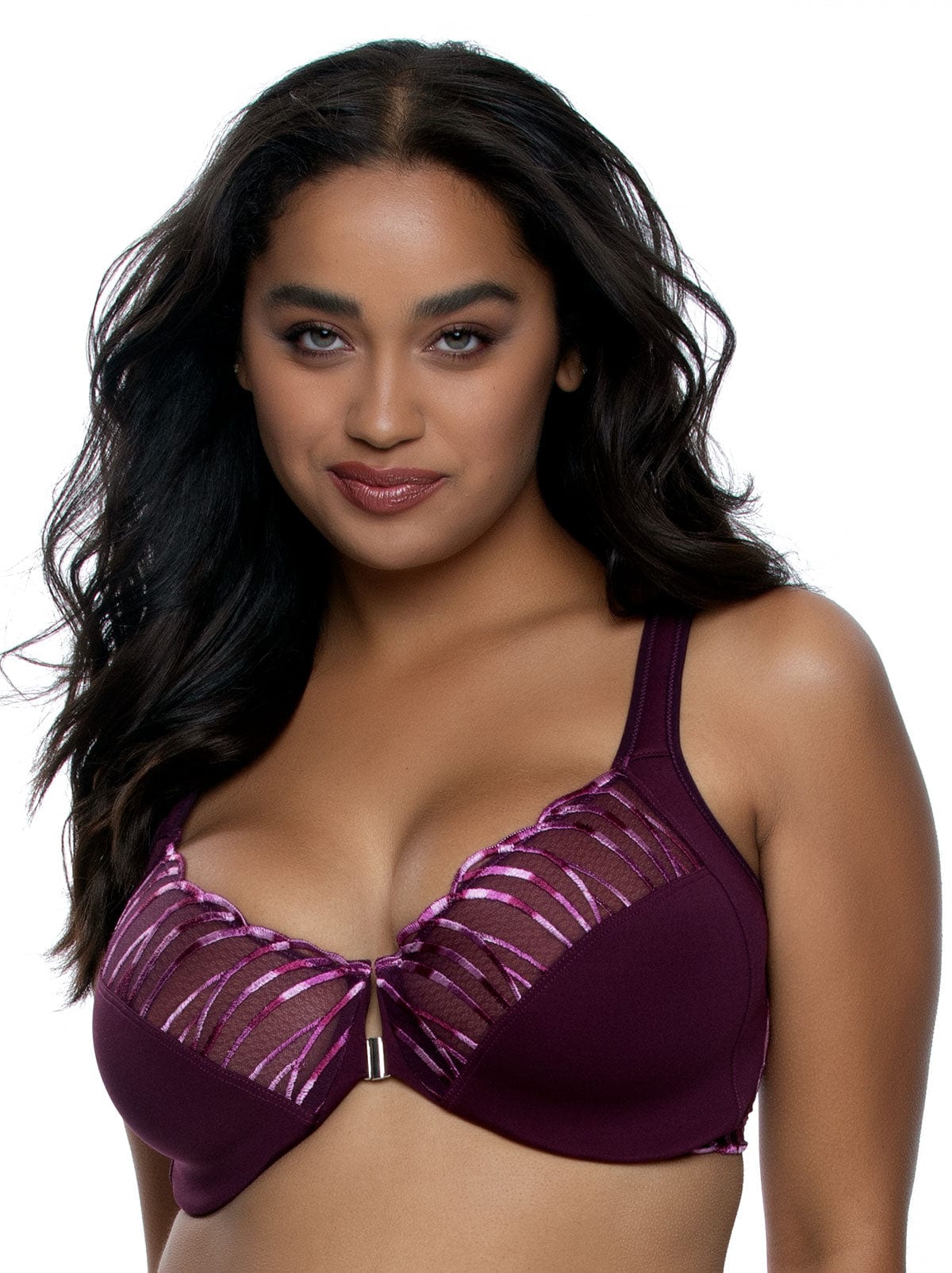 Image of Angie Front Close Minimizer Bra