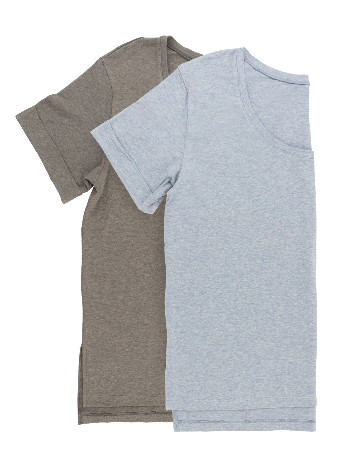 Image of Organic Cotton Stretch Scoop-Neck Tee 2-Pack