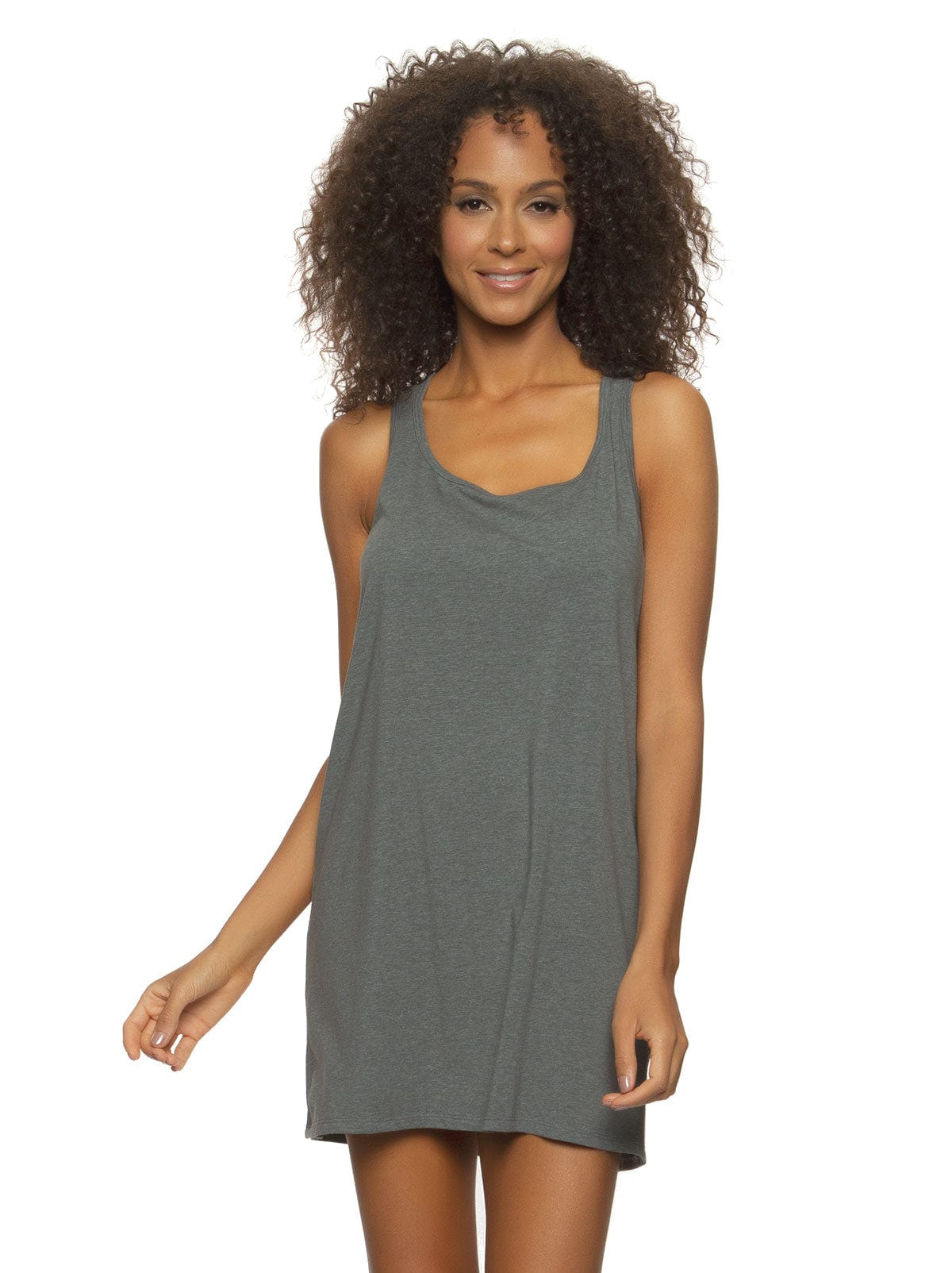 Image of Organic Cotton Stretch Racerback Chemise