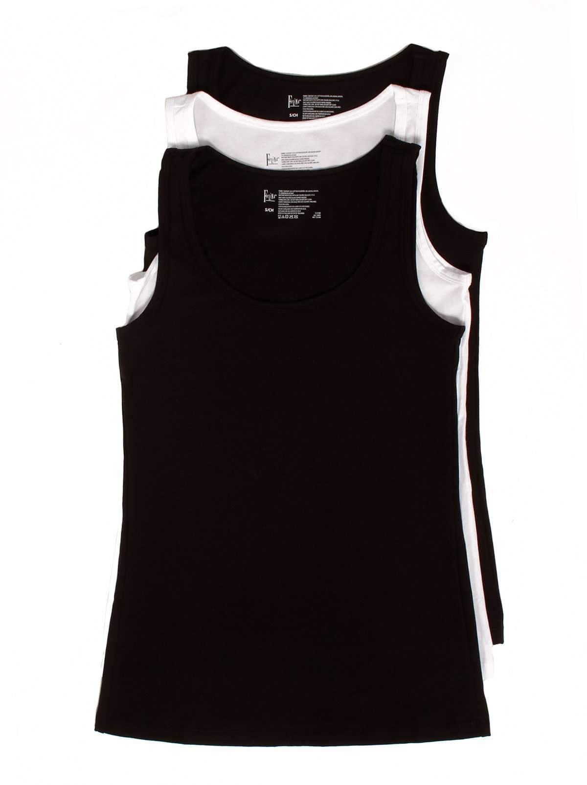 Image of Cotton Modal Stretch Layering Tank Top 3-Pack