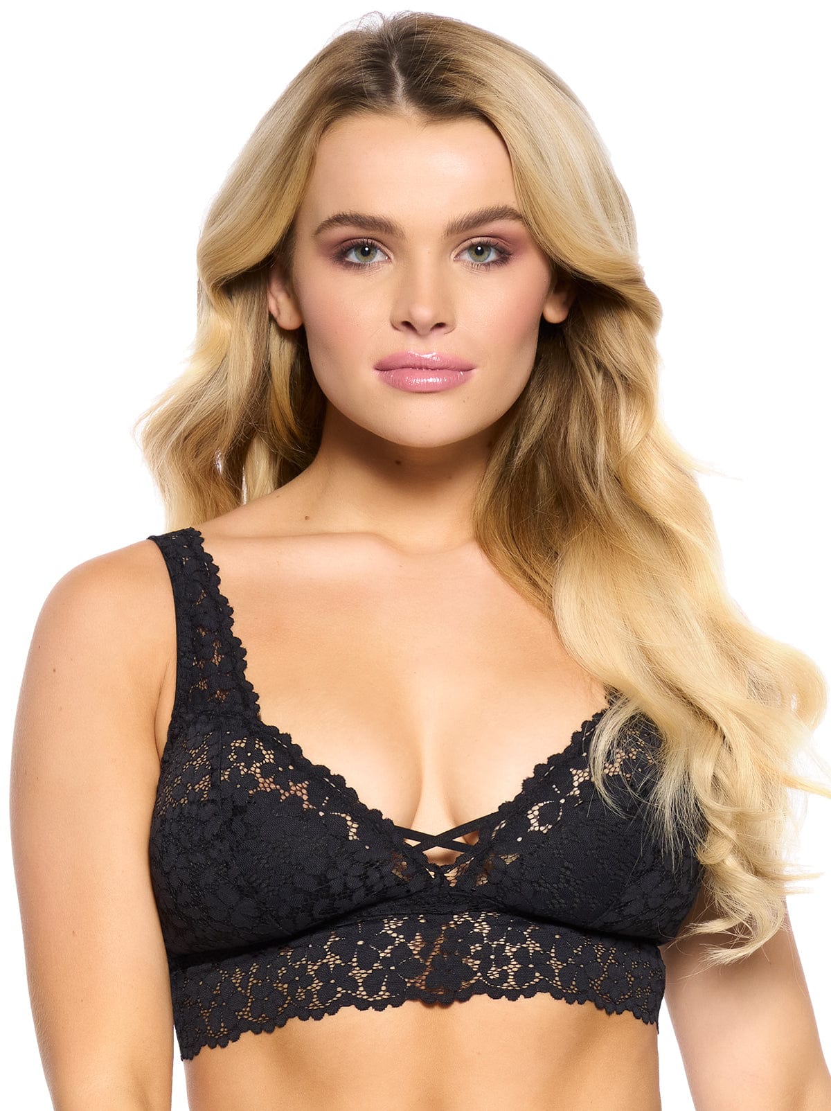Image of Maeve High Apex<BR>Bralette w/ Fixed Cup