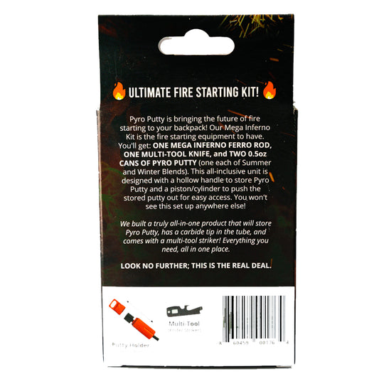 Pyro Putty 4 Oz Zip Bag Waterproof Fire Starter