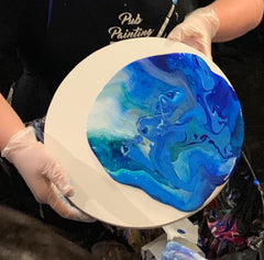 Acrylic pouring