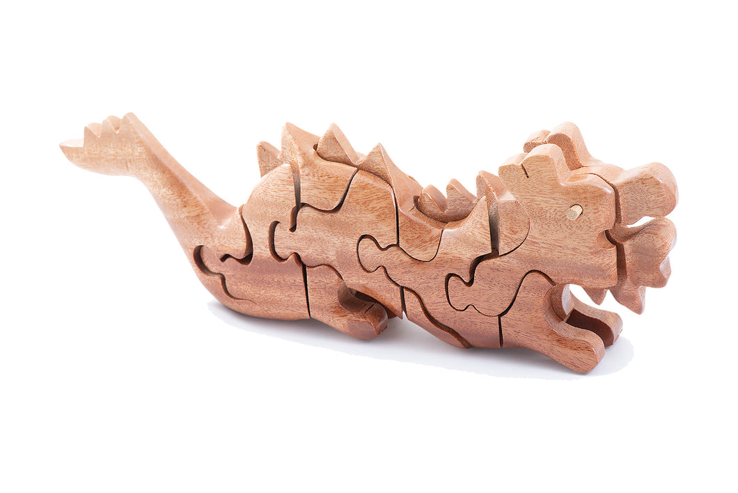 Wooden Dragon Puzzle – intinapa