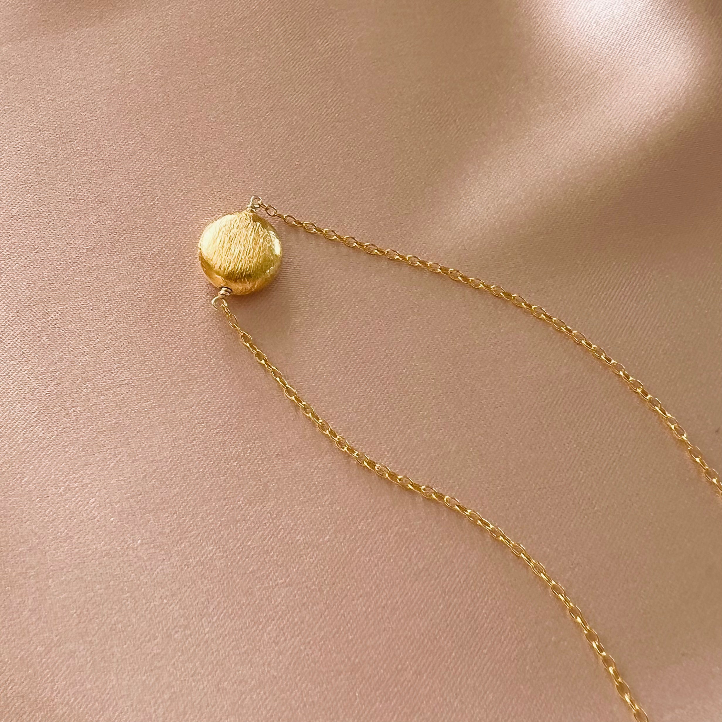 Gold Disc Layering Pendant for Women | Jewelry Gift | Parken Jewelry