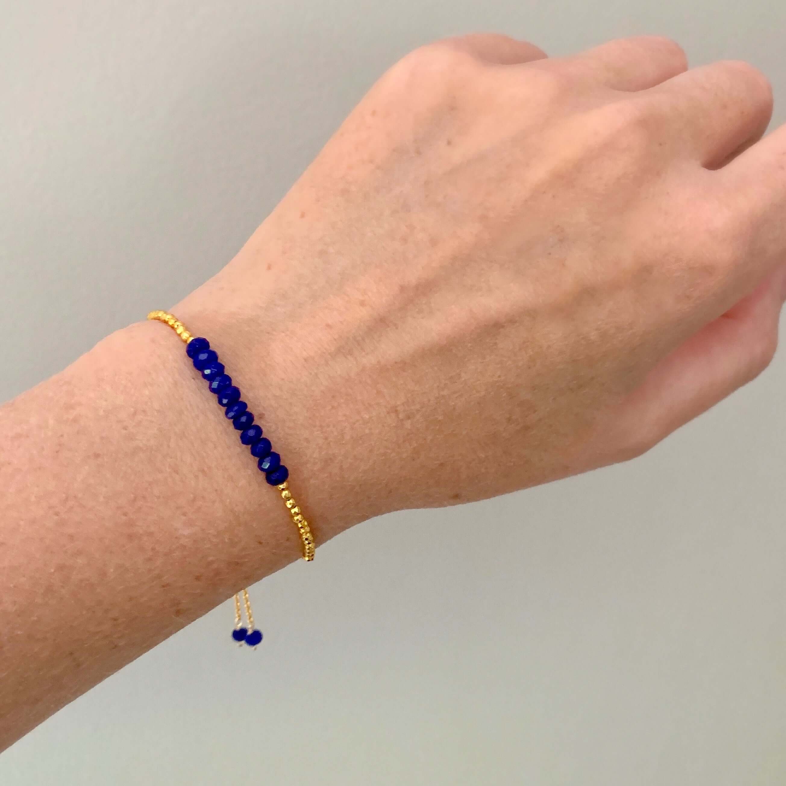 Lapis Lazuli String Bracelet | Lapis Bracelet – AEORA ROCKS INDIA -Healing  Crystals superstore
